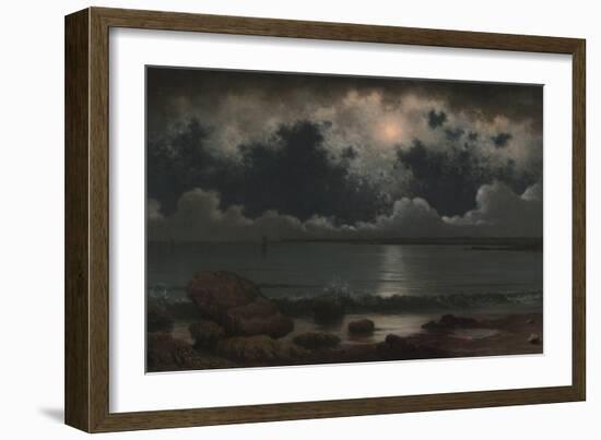 Point Judith, Rhode Island, 1867-1868 (Oil on Canvas)-Martin Johnson Heade-Framed Giclee Print