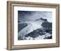 Point Lenana and Lewis Glacier, from Top Hut, Mount Kenya, UNESCO World Heritage Site, Kenya-Jack Jackson-Framed Photographic Print