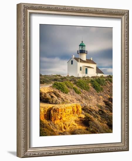 Point Loma Lighthouse in Cabrillo National Park, San Diego-sborisov-Framed Photographic Print