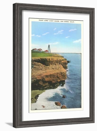 Point Loma Lighthouse, San Diego, California-null-Framed Art Print