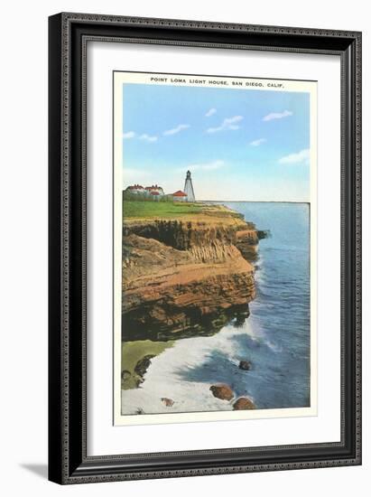 Point Loma Lighthouse, San Diego, California-null-Framed Art Print