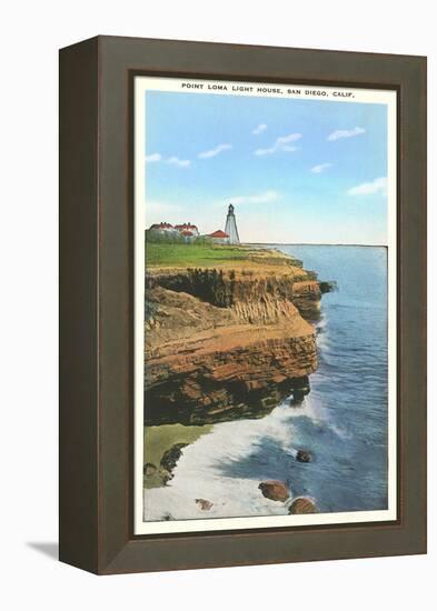Point Loma Lighthouse, San Diego, California-null-Framed Stretched Canvas