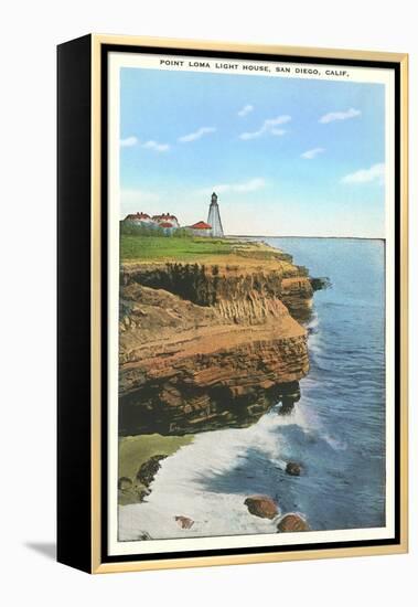 Point Loma Lighthouse, San Diego, California-null-Framed Stretched Canvas