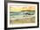 Point Loma Surf, San Diego, California-null-Framed Art Print