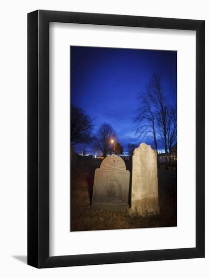 Point of Graves Burying Ground, Portsmouth, New Hampshire-Jerry & Marcy Monkman-Framed Photographic Print