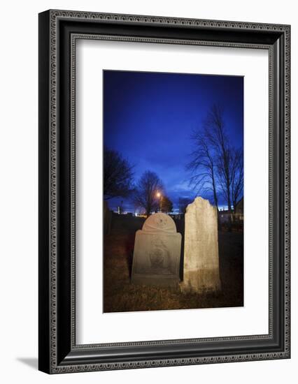 Point of Graves Burying Ground, Portsmouth, New Hampshire-Jerry & Marcy Monkman-Framed Photographic Print