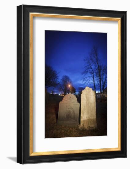 Point of Graves Burying Ground, Portsmouth, New Hampshire-Jerry & Marcy Monkman-Framed Photographic Print