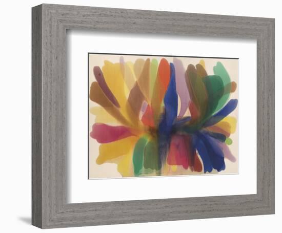 Point of Tranquility, (1959-1960)-Morris Louis-Framed Art Print