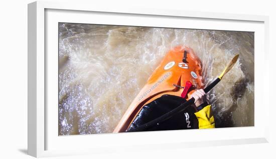 Point Of View Whitewater Kayaking In The Colorado River-Lindsay Daniels-Framed Photographic Print