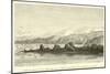 Point or Spit of Ilay, from the Sea, Looking East-North-East; Distance Four Miles-Édouard Riou-Mounted Giclee Print