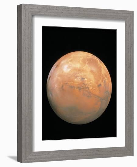 Point Perspective Viking Mosaic, Valles Marineris-us Geological Survey-Framed Photographic Print