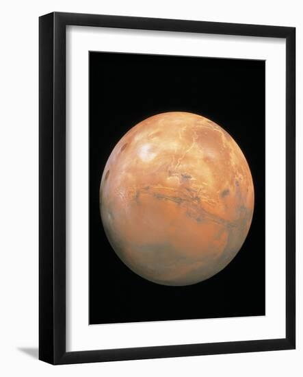 Point Perspective Viking Mosaic, Valles Marineris-us Geological Survey-Framed Photographic Print