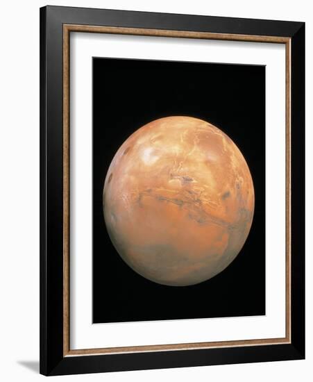 Point Perspective Viking Mosaic, Valles Marineris-us Geological Survey-Framed Photographic Print