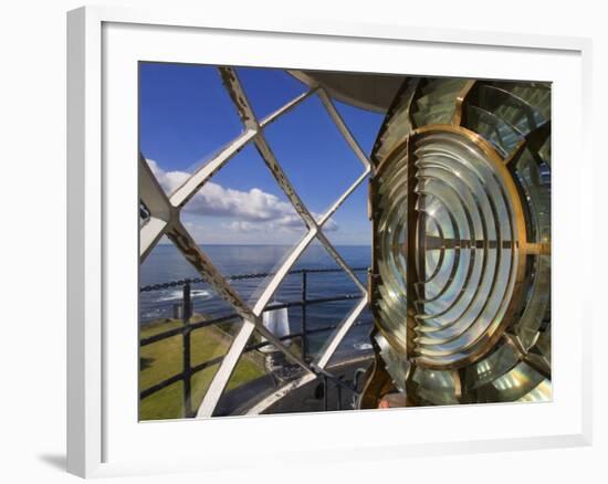 Point Vincente Lighthouse Lens, Palos Verdes Peninsula, Los Angeles, California-Richard Cummins-Framed Photographic Print