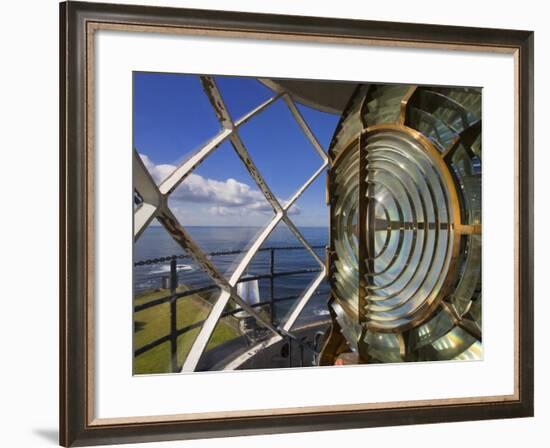 Point Vincente Lighthouse Lens, Palos Verdes Peninsula, Los Angeles, California-Richard Cummins-Framed Photographic Print