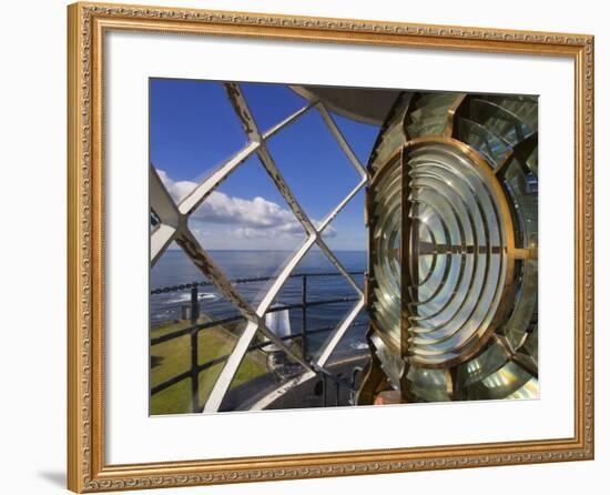 Point Vincente Lighthouse Lens, Palos Verdes Peninsula, Los Angeles, California-Richard Cummins-Framed Photographic Print