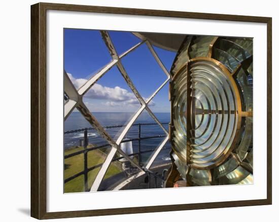 Point Vincente Lighthouse Lens, Palos Verdes Peninsula, Los Angeles, California-Richard Cummins-Framed Photographic Print