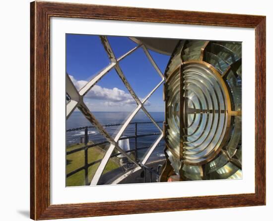 Point Vincente Lighthouse Lens, Palos Verdes Peninsula, Los Angeles, California-Richard Cummins-Framed Photographic Print