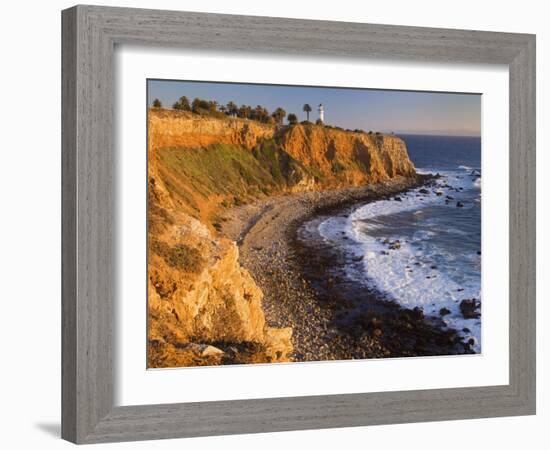 Point Vincente Lighthouse, Palos Verdes Peninsula, Los Angeles, California-Richard Cummins-Framed Photographic Print