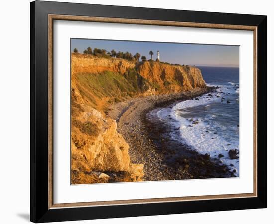 Point Vincente Lighthouse, Palos Verdes Peninsula, Los Angeles, California-Richard Cummins-Framed Photographic Print