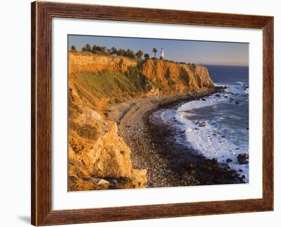 Point Vincente Lighthouse, Palos Verdes Peninsula, Los Angeles, California-Richard Cummins-Framed Photographic Print