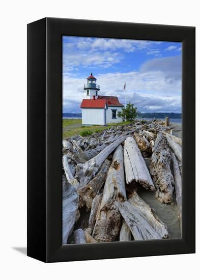 Point Wilson Lighthouse-Richard Cummins-Framed Premier Image Canvas