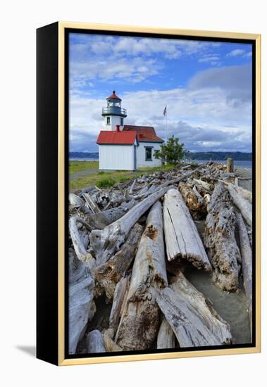 Point Wilson Lighthouse-Richard Cummins-Framed Premier Image Canvas