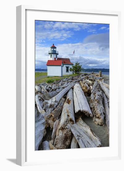 Point Wilson Lighthouse-Richard Cummins-Framed Photographic Print