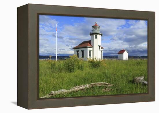 Point Wilson Lighthouse-Richard Cummins-Framed Premier Image Canvas