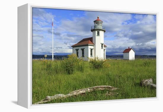 Point Wilson Lighthouse-Richard Cummins-Framed Premier Image Canvas