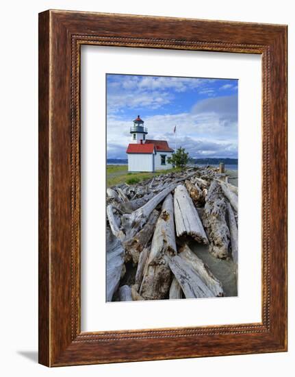 Point Wilson Lighthouse-Richard Cummins-Framed Photographic Print