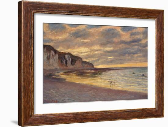 Pointe De L'Ailly at Low Tide, 1882-Claude Monet-Framed Giclee Print