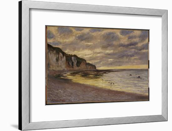 Pointe De Lailly, Maree Basse, 1882-Claude Monet-Framed Giclee Print