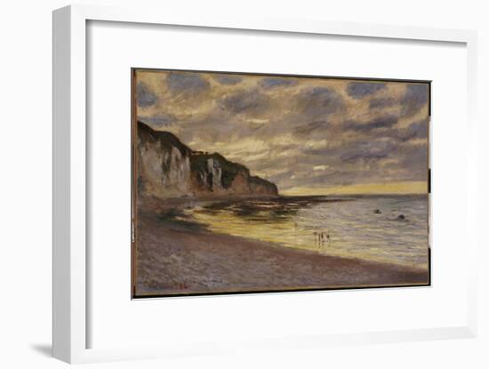 Pointe De Lailly, Maree Basse, 1882-Claude Monet-Framed Giclee Print