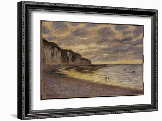 Pointe De Lailly, Maree Basse, 1882-Claude Monet-Framed Giclee Print