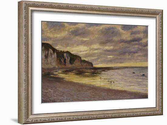 Pointe de Lailly, Maree Basse, 1882-Claude Monet-Framed Giclee Print