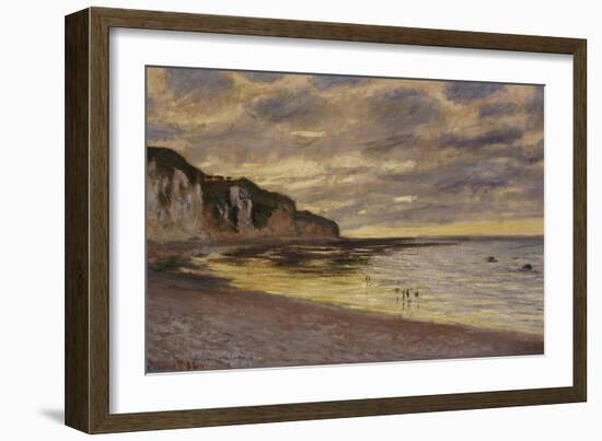 Pointe de Lailly, Maree Basse, 1882-Claude Monet-Framed Giclee Print