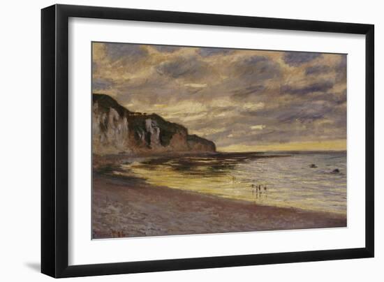 Pointe de Lailly, Maree Basse, 1882-Claude Monet-Framed Giclee Print