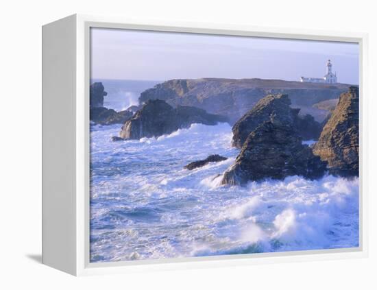 Pointe De Poulains View from Ster Vraz, Belle-Ile-En-Mer, Breton Islands, Morbihan, France-J P De Manne-Framed Premier Image Canvas