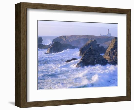 Pointe De Poulains View from Ster Vraz, Belle-Ile-En-Mer, Breton Islands, Morbihan, France-J P De Manne-Framed Photographic Print