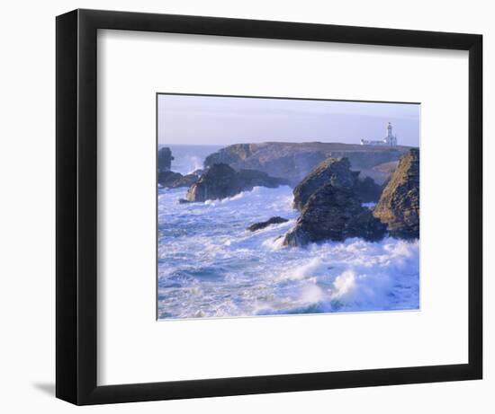 Pointe De Poulains View from Ster Vraz, Belle-Ile-En-Mer, Breton Islands, Morbihan, France-J P De Manne-Framed Photographic Print