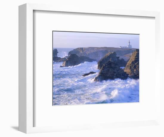 Pointe De Poulains View from Ster Vraz, Belle-Ile-En-Mer, Breton Islands, Morbihan, France-J P De Manne-Framed Photographic Print