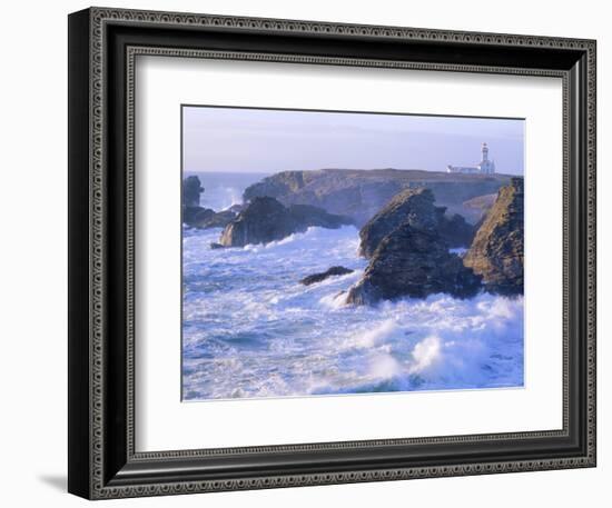 Pointe De Poulains View from Ster Vraz, Belle-Ile-En-Mer, Breton Islands, Morbihan, France-J P De Manne-Framed Photographic Print