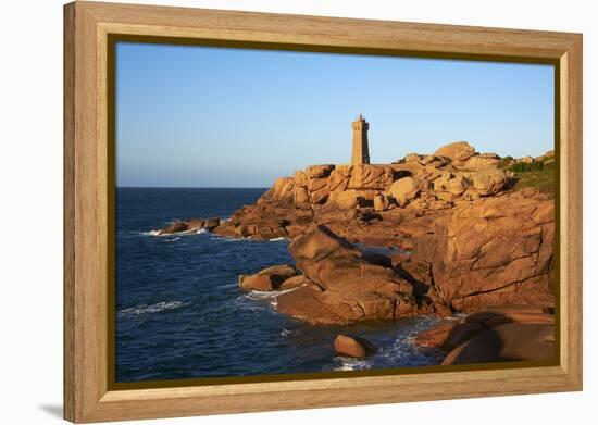 Pointe De Squewel and Mean Ruz Lighthouse-Tuul-Framed Premier Image Canvas