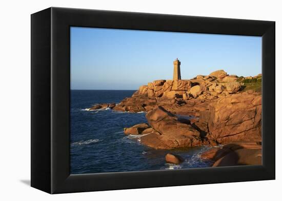 Pointe De Squewel and Mean Ruz Lighthouse-Tuul-Framed Premier Image Canvas