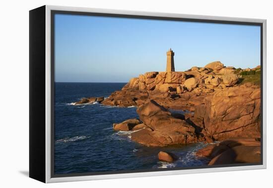 Pointe De Squewel and Mean Ruz Lighthouse-Tuul-Framed Premier Image Canvas