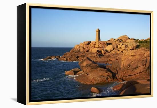 Pointe De Squewel and Mean Ruz Lighthouse-Tuul-Framed Premier Image Canvas