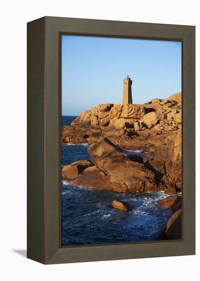 Pointe De Squewel and Mean Ruz Lighthouse-Tuul-Framed Premier Image Canvas