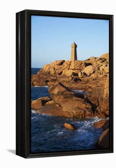 Pointe De Squewel and Mean Ruz Lighthouse-Tuul-Framed Premier Image Canvas