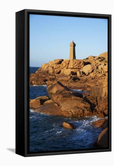 Pointe De Squewel and Mean Ruz Lighthouse-Tuul-Framed Premier Image Canvas